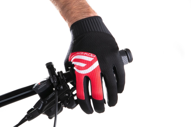 Force rukavice MTB POWER, černo-červené