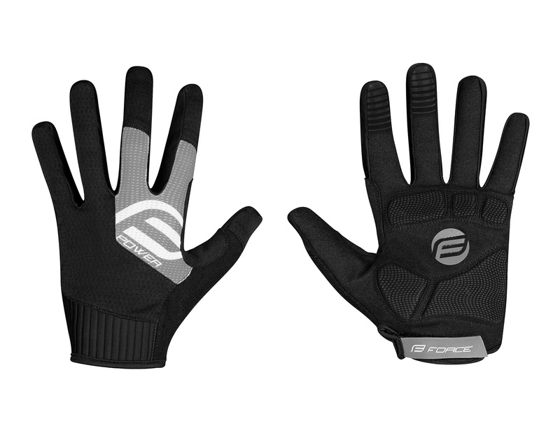 Force rukavice MTB POWER, černo-šedé