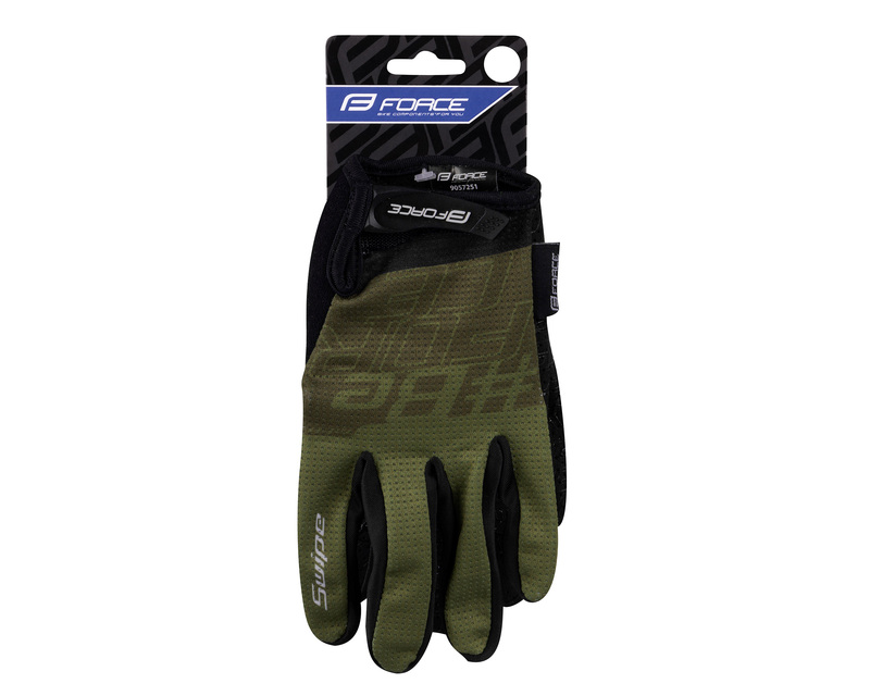 Force rukavice MTB SWIPE, army