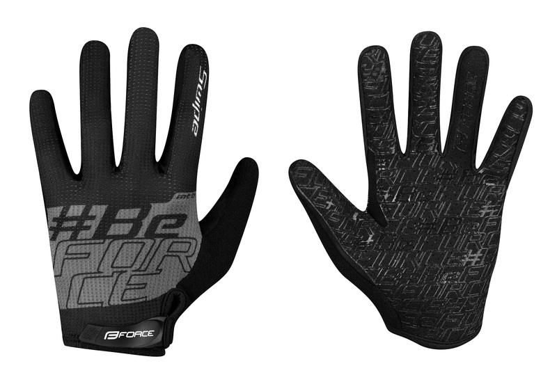 Force rukavice MTB SWIPE, černo-šedé