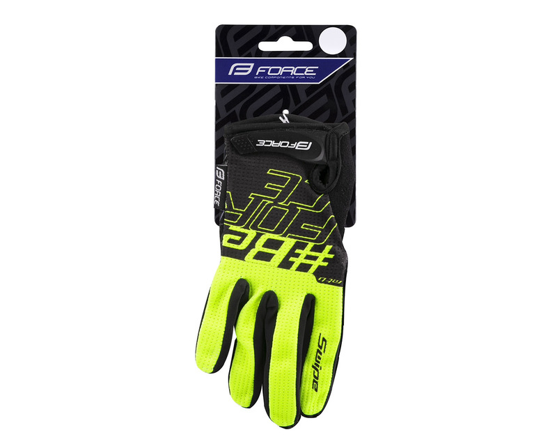 Force rukavice MTB SWIPE, černo-fluo