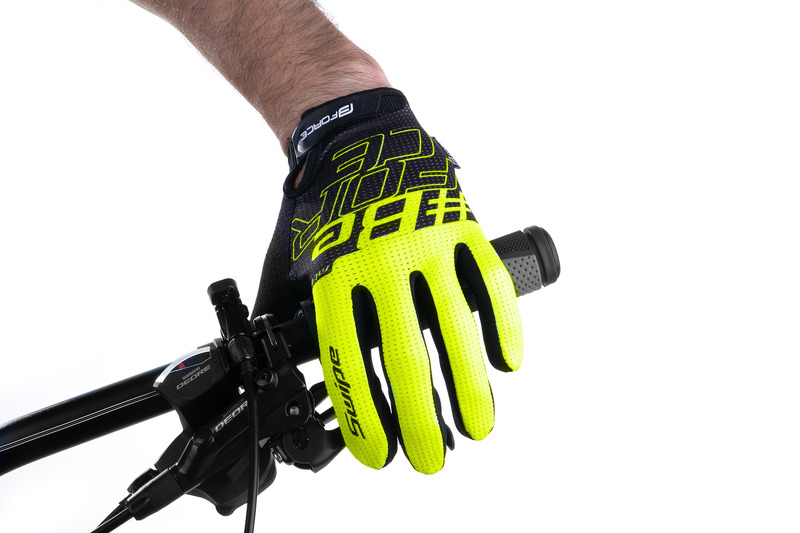 Force rukavice MTB SWIPE, černo-fluo