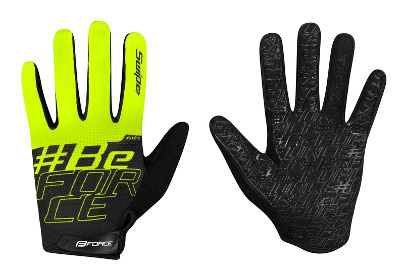 Force rukavice MTB SWIPE, černo-fluo