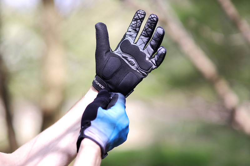 Force rukavice MTB CORE letní, modré