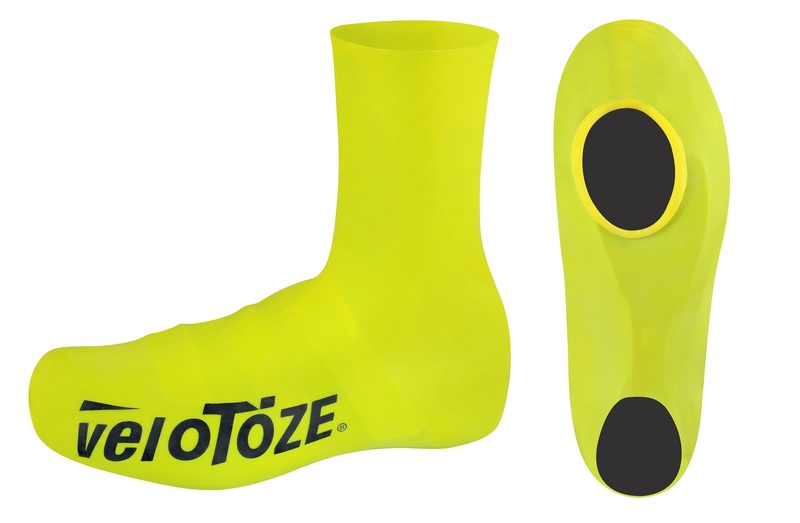 Velotoze návleky treter ROAD latex vysoké, žluté