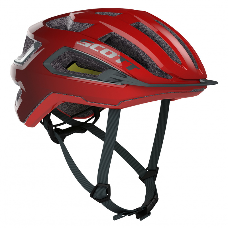 Scott cyklistická helma ARX PLUS fiery red/storm grey
