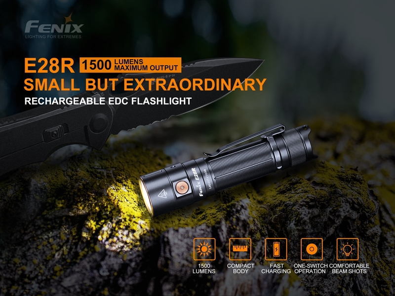 Fenix nabíjecí svítilna E28R