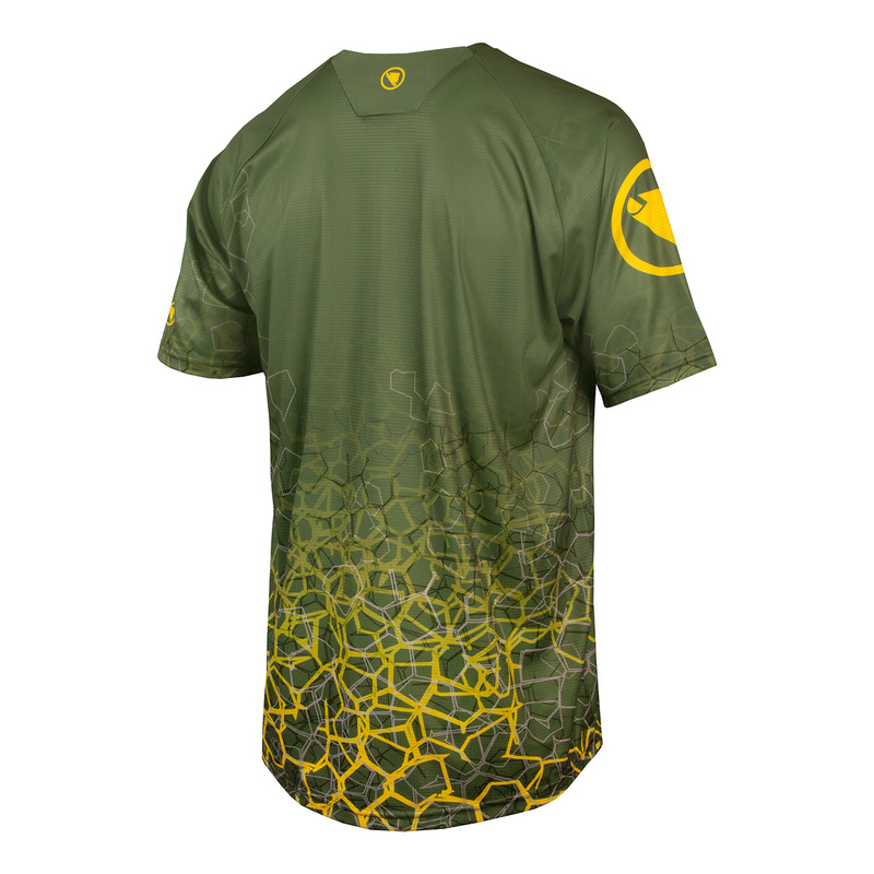 Endura dres SingleTrack Print Tee LTD olivově zelený