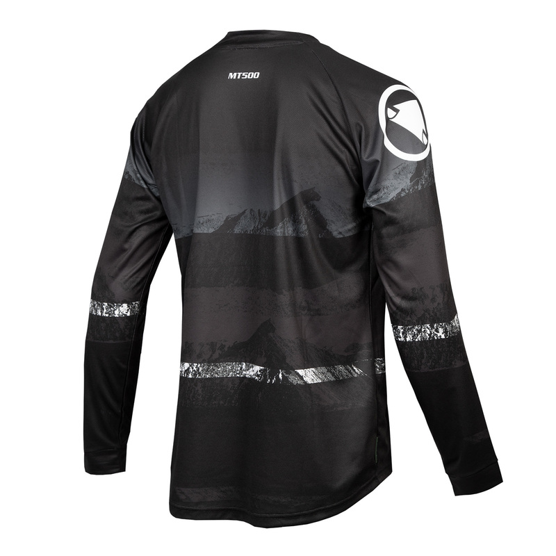 Endura dres MT500 Scenic Tee LTD s dlouhým rukávem, černý