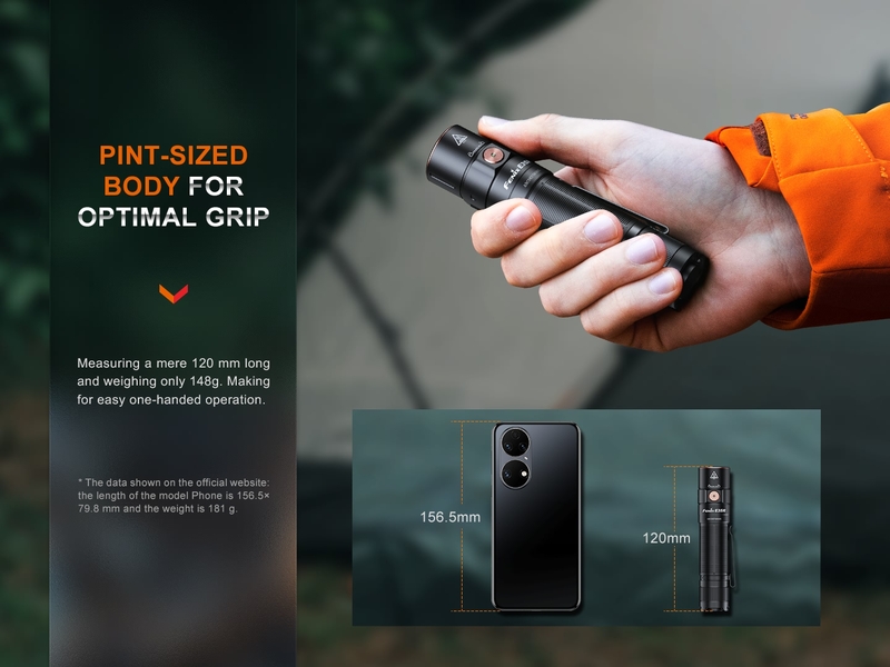 Fenix nabíjecí svítilna E35R + AOD-S V2.0