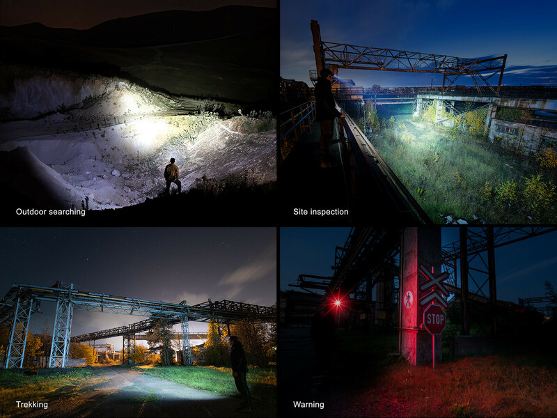 Fenix nabíjecí čelovka HM61R AMBER V3.0