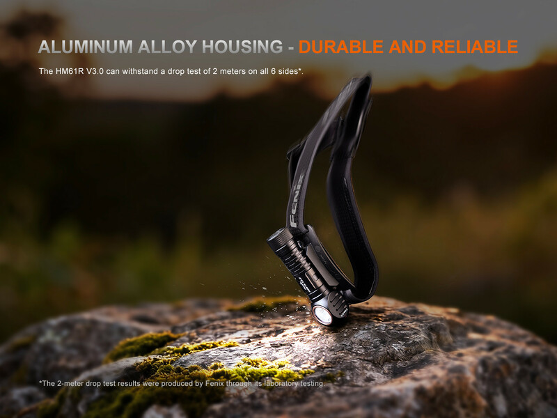 Fenix nabíjecí čelovka HM61R AMBER V3.0