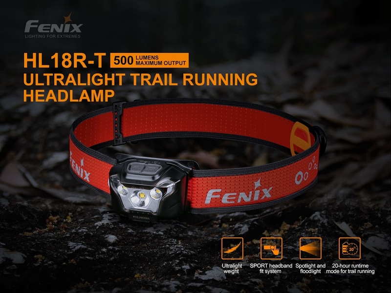 Fenix nabíjecí čelovka HL18R-T