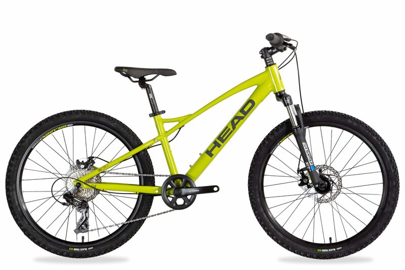 Head dětské kolo RIDOTT 2.5 24 green grey