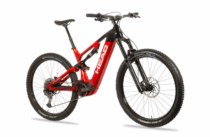 Head horské elektrokolo MURET 2.0 metallic red/black
