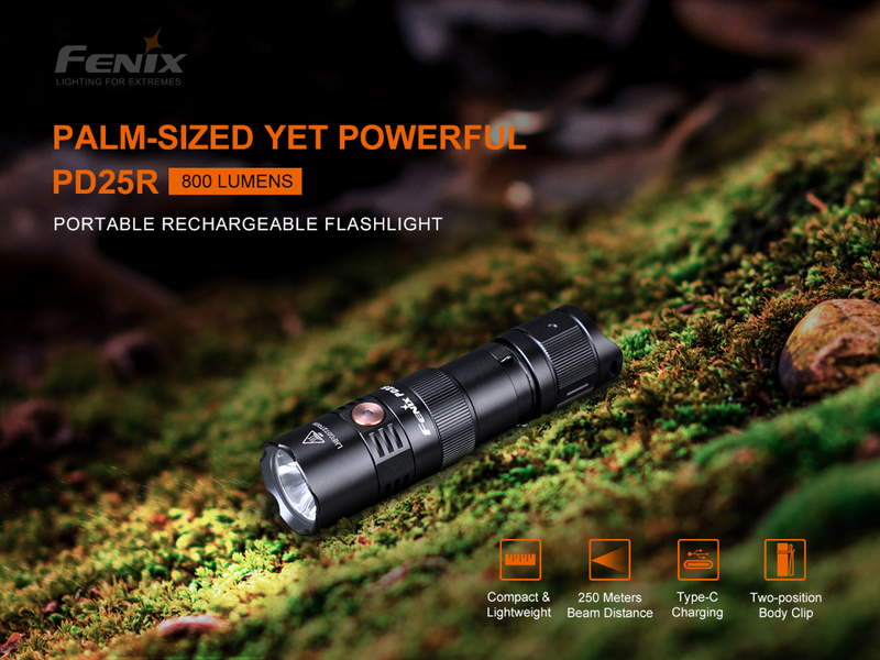 Fenix nabíjecí svítilna PD25R