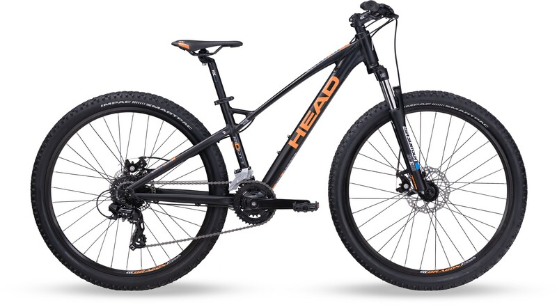 Head juniorské kolo RIDOTT II black matt/orange