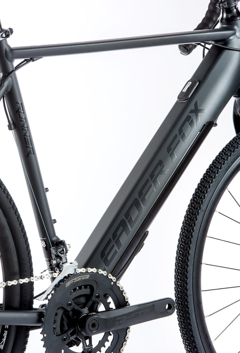 Leader Fox silniční elektrokolo RUNNER šedá mat/černé