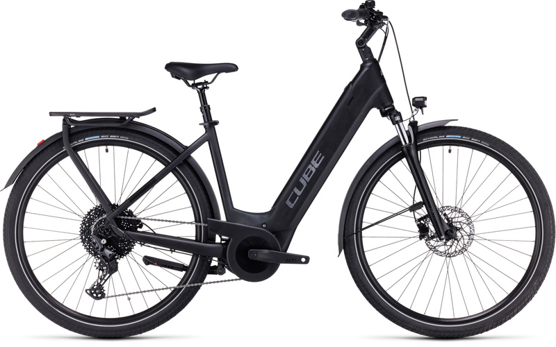 Cube trekingové elektrokolo TOURING HYBRID PRO black metal