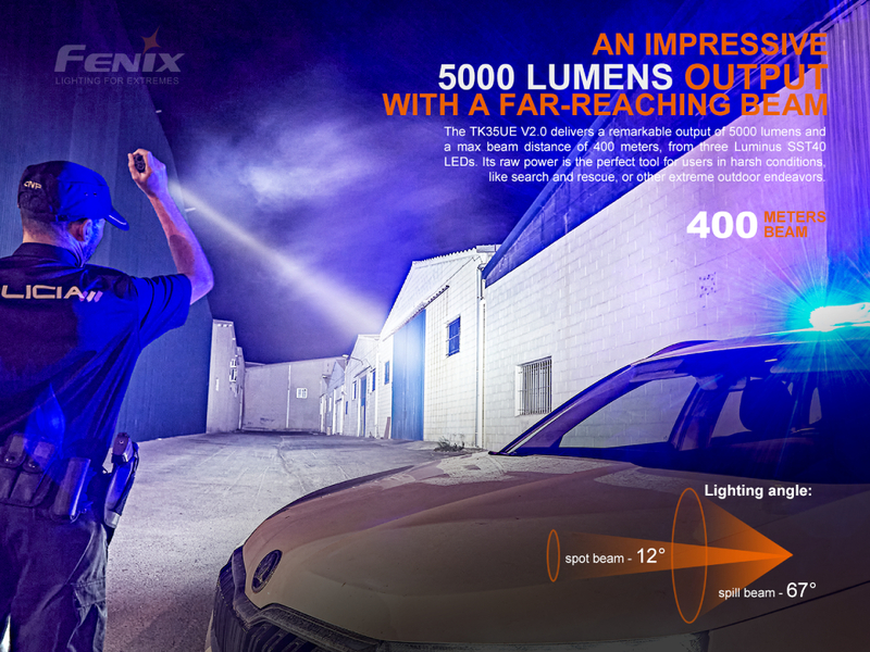 Fenix LED svítilna TK35 UE V2.0 (5000 lumenů)