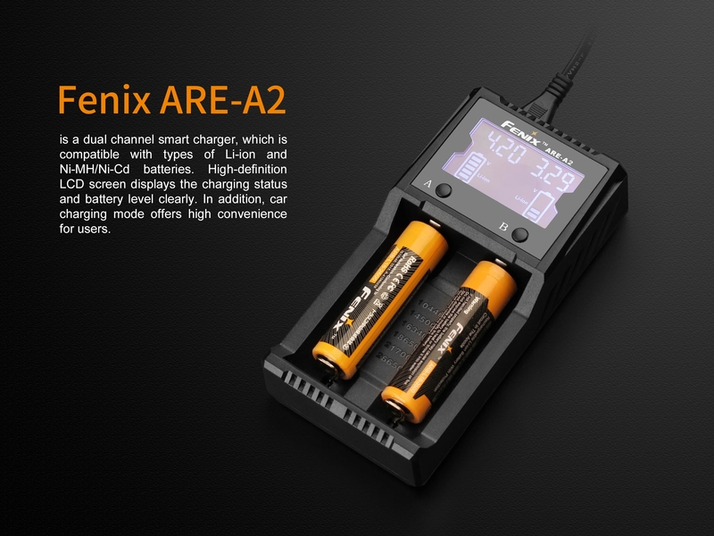 Fenix nabíječka ARE-A2 (Li-ion, NiMH)