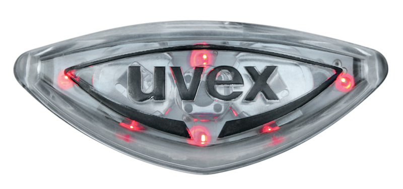 Uvex blikačka TRIANGLE červená