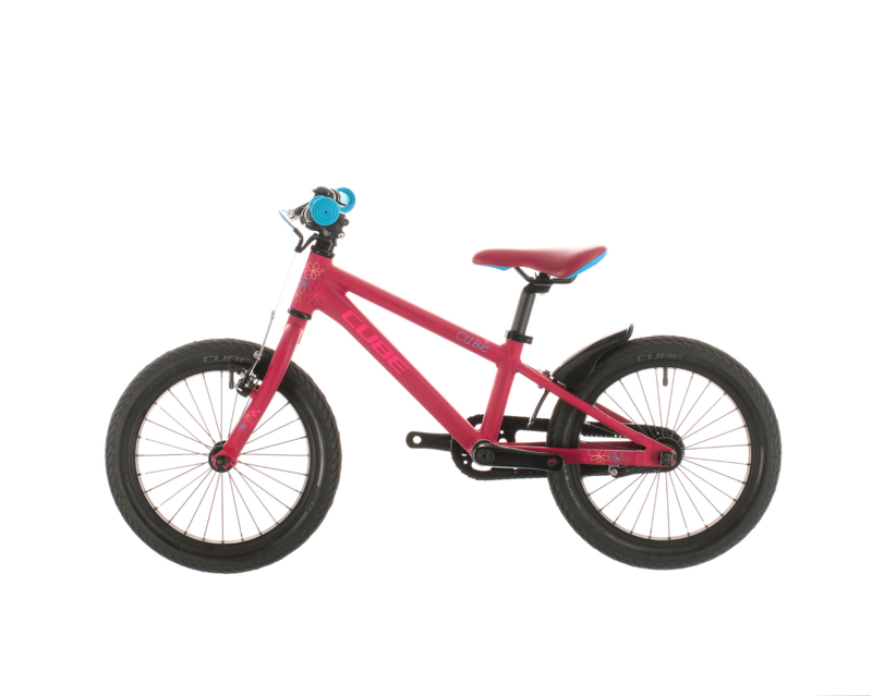 Cube dětské kolo CUBIE 160 Girl berry pink blue