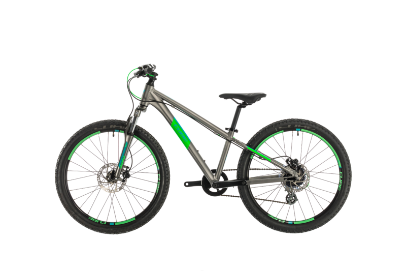 Cube dětské kolo ACID 240 DISC grey neongreen