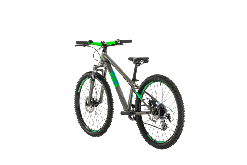 Cube dětské kolo ACID 240 DISC grey neongreen