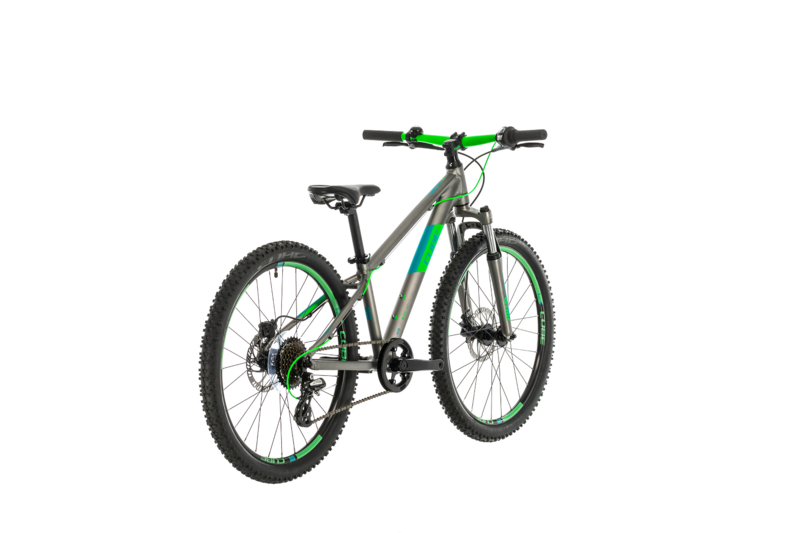 Cube dětské kolo ACID 240 DISC grey neongreen