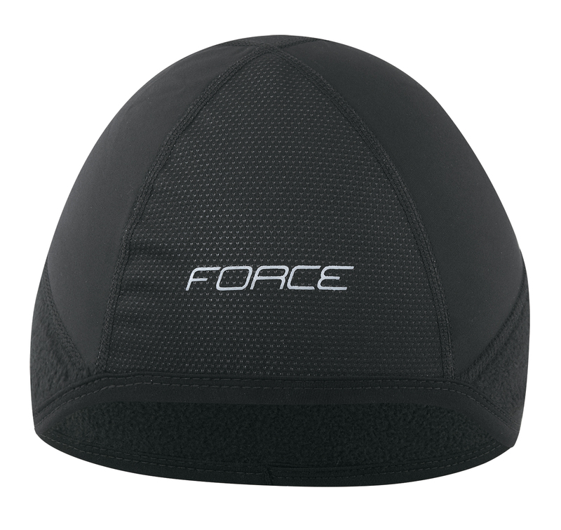 Force čepice pod přilbu FORCE zimní, černá