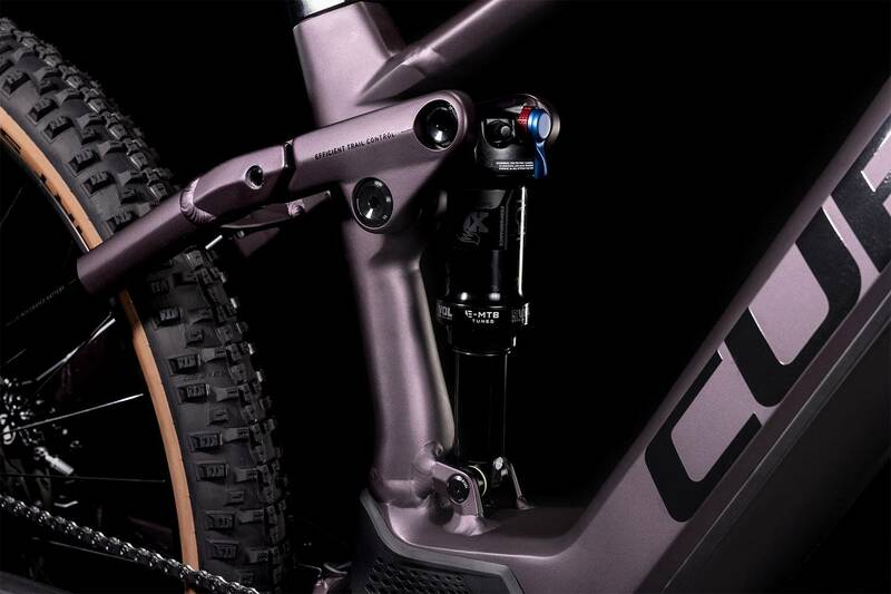 Cube horské elektrokolo STEREO HYBRID 120 RACE smokylilac black