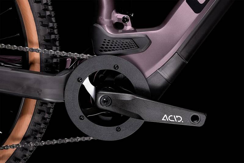 Cube horské elektrokolo STEREO HYBRID 120 RACE smokylilac black