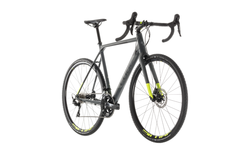 Cube cyklokrosové kolo CROSS RACE PRO grey flashyellow