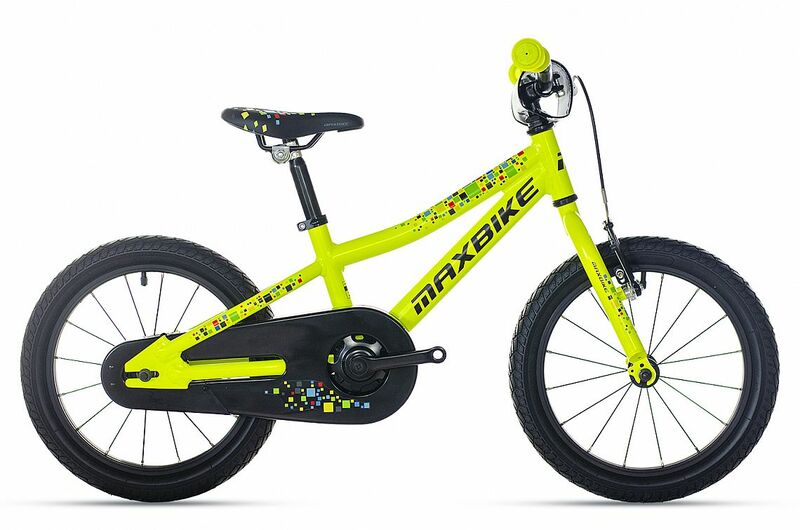 Maxbike dětské kolo KID 16 žlutá
