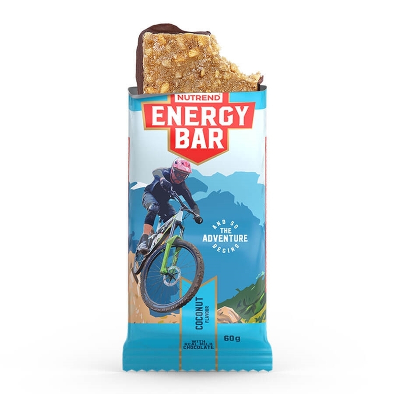 Nutrend tyčinka ENERGY BAR - 60g, kokos