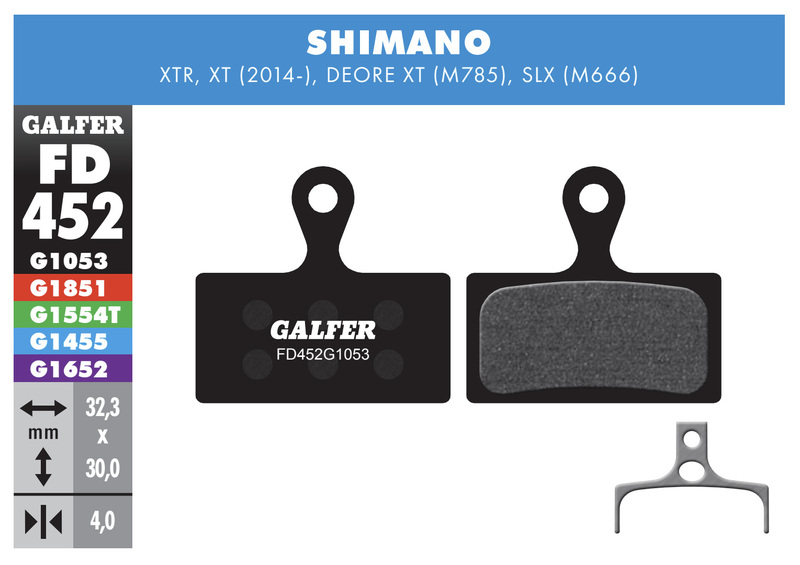 Galfer brzdové destičky FD452 - Shimano