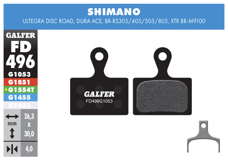 Galfer brzdové destičky FD496 - Shimano