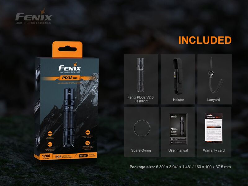 Fenix LED svítilna PD32 V2.0