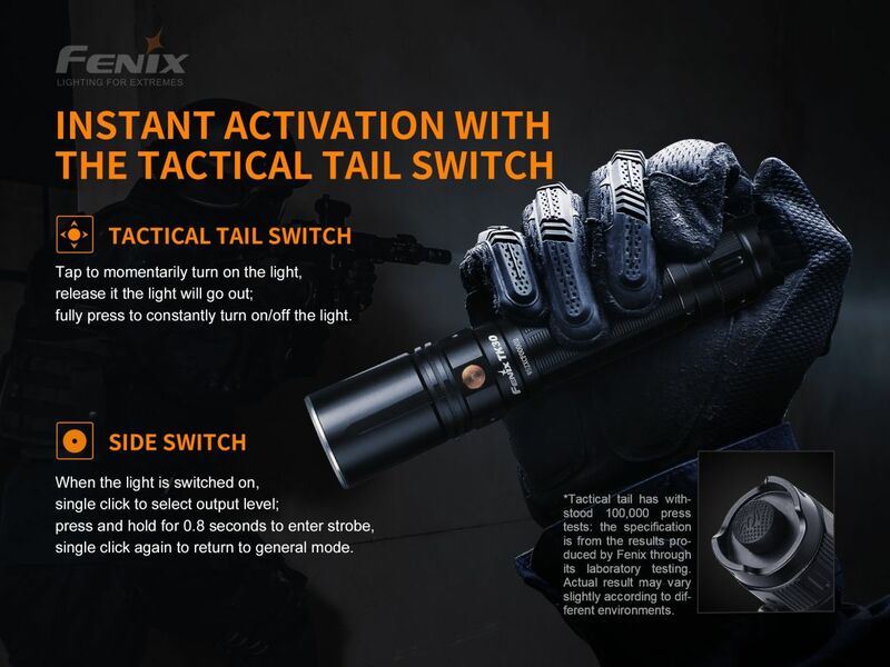 Fenix taktická laserová svítilna TK30