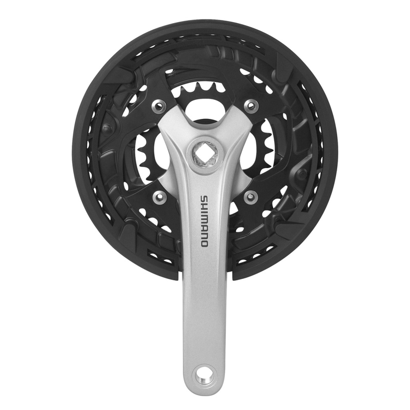 Shimano kliky FC-TY701 42/34/24 stříbrné 170 s krytem