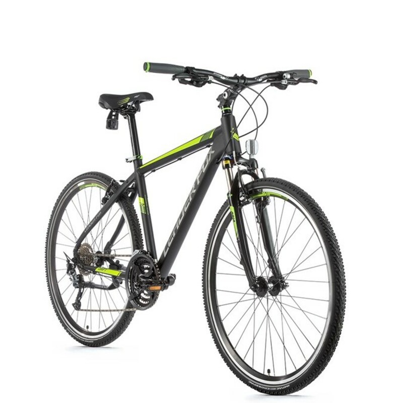 Leader Fox krosové kolo DAFT černá mat/zelená