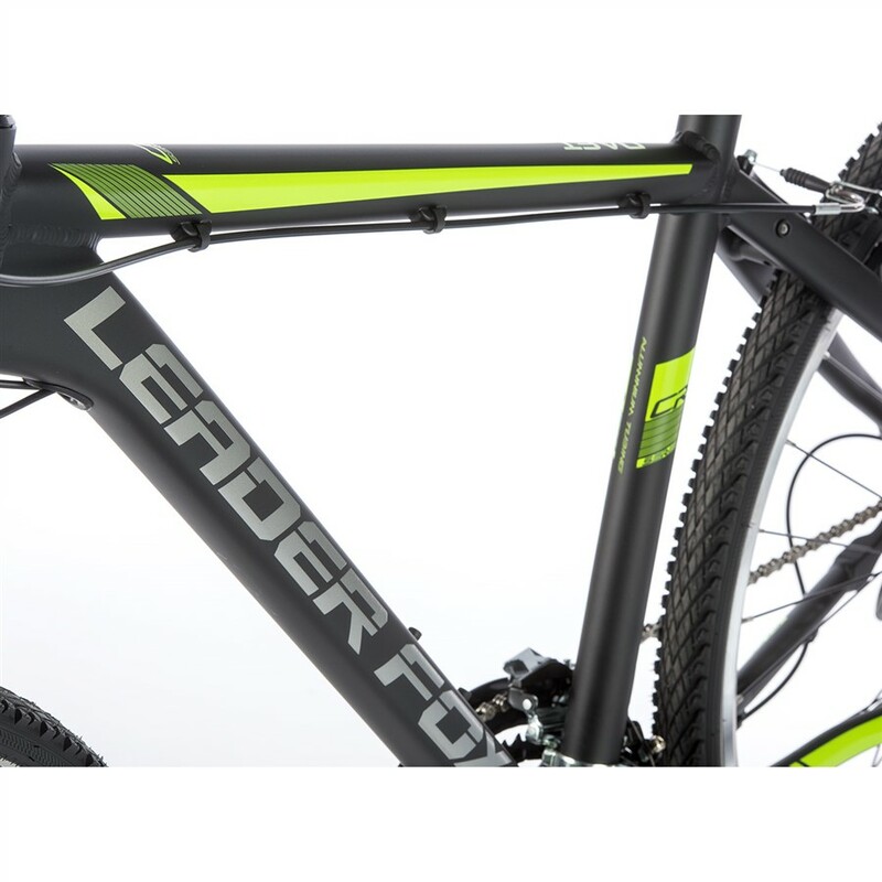 Leader Fox krosové kolo DAFT černá mat/zelená