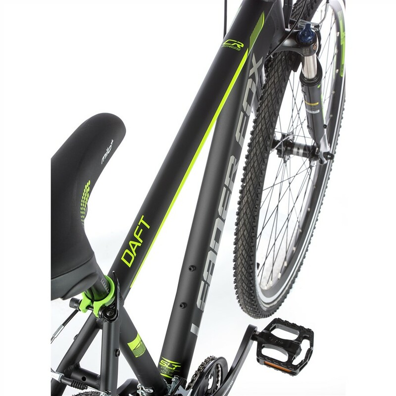 Leader Fox krosové kolo DAFT černá mat/zelená