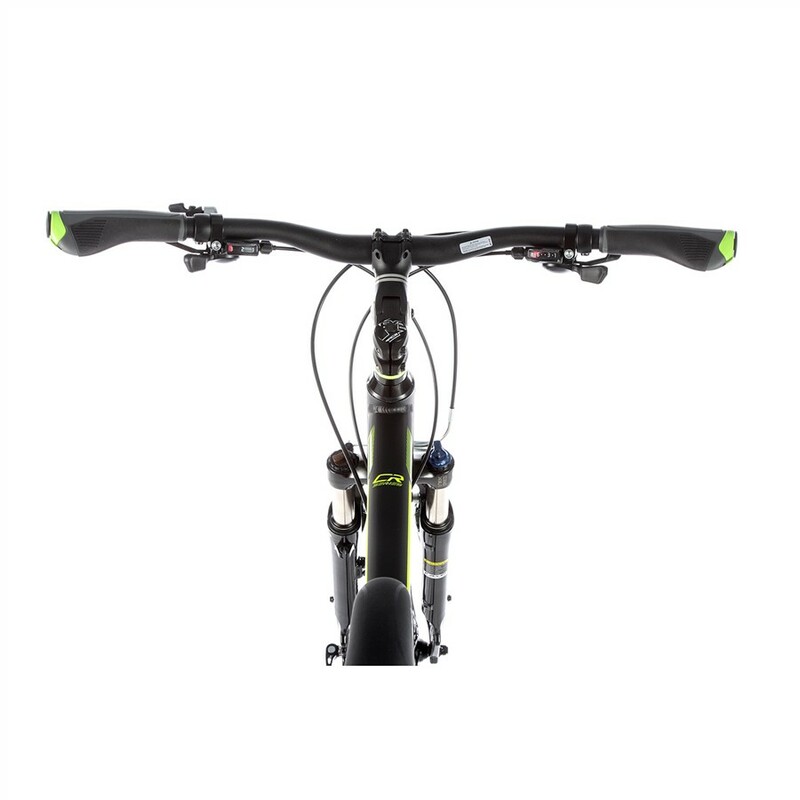 Leader Fox krosové kolo DAFT černá mat/zelená