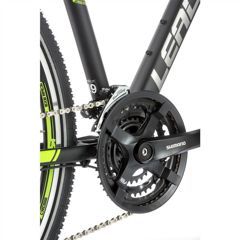 Leader Fox krosové kolo DAFT černá mat/zelená