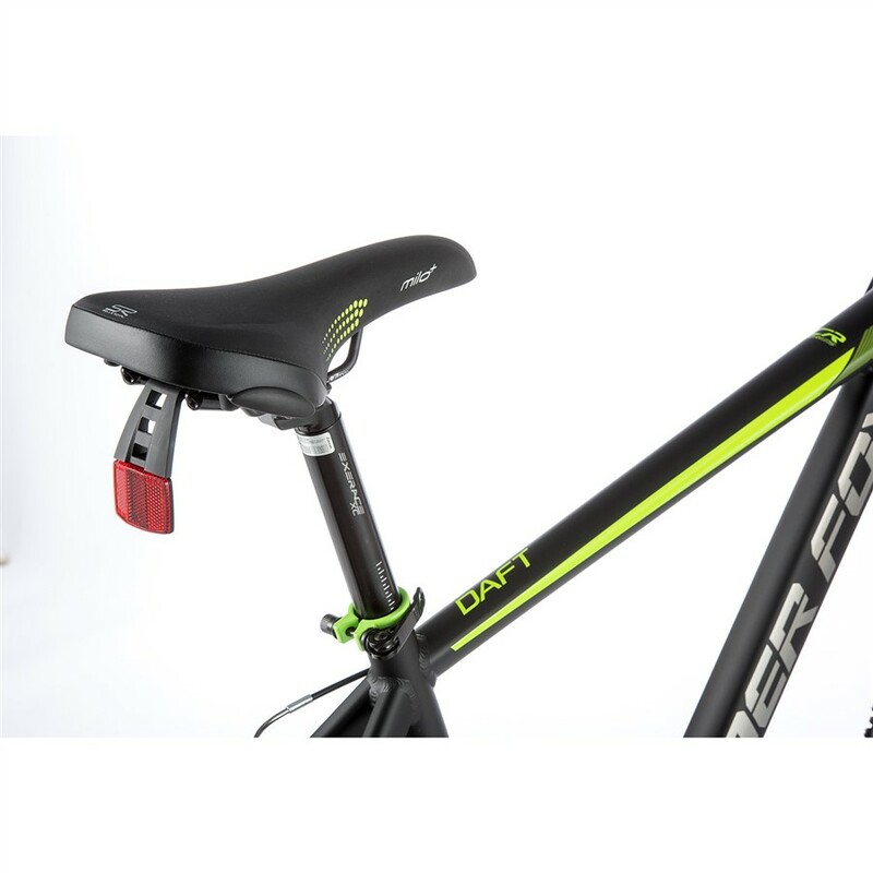 Leader Fox krosové kolo DAFT černá mat/zelená