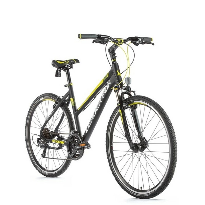 Leader Fox krosové kolo VIATIC dámské černá mat/žlutá