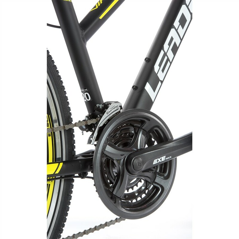 Leader Fox krosové kolo VIATIC dámské černá mat/žlutá