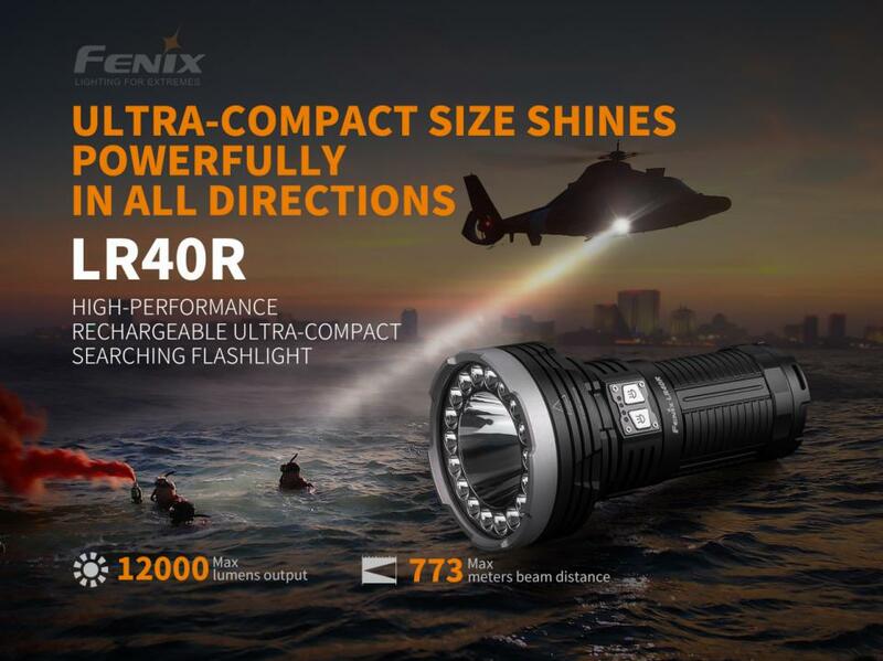 Fenix nabíjecí LED svítilna LR40R